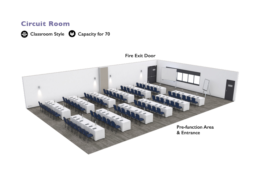 Alpha Hotel Eastern Creek - Circuit Room - Classroom Style